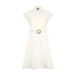 Abito donna chemisier con cintura