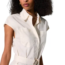 Abito donna chemisier con cintura