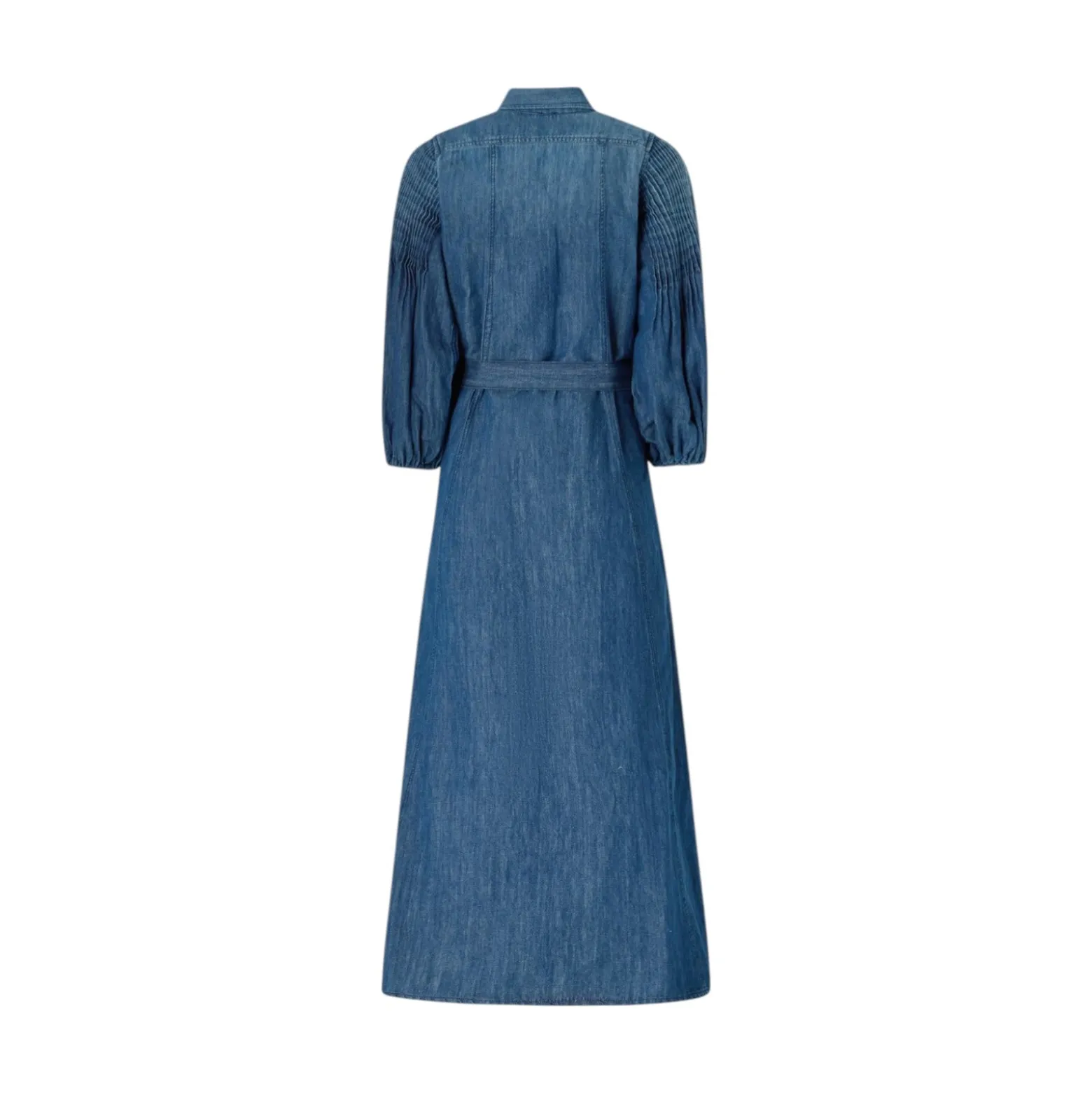 Abito donna chemisier lungo in denim