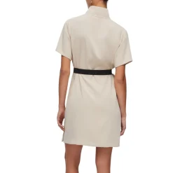 Abito donna corto con cintura