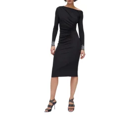 Abito donna elegante con strass