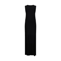 Abito donna in maglia con frange