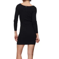 Abito donna in maglia con ricami gioiello