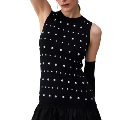 Abito donna in maglia con maniche thumbhole