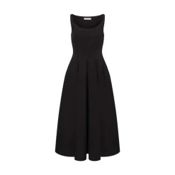 Abito donna longuette in cotone tecnico