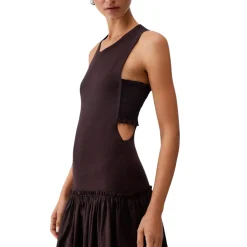 Abito donna lungo con cut-out