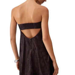 Abito donna lungo con ricami