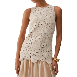 Abito donna lungo in macramè