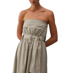 Abito donna lungo in popeline