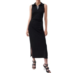 Abito donna midi con strass