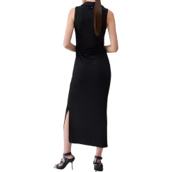 Abito donna midi con strass