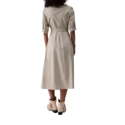 Abito donna midi in popeline