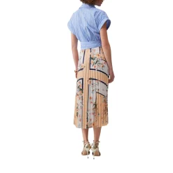 Abito donna midi plissettato