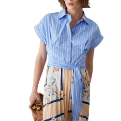 Abito donna midi plissettato