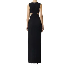 Abito donna Red Carpet in crêpe leggero con cut-out