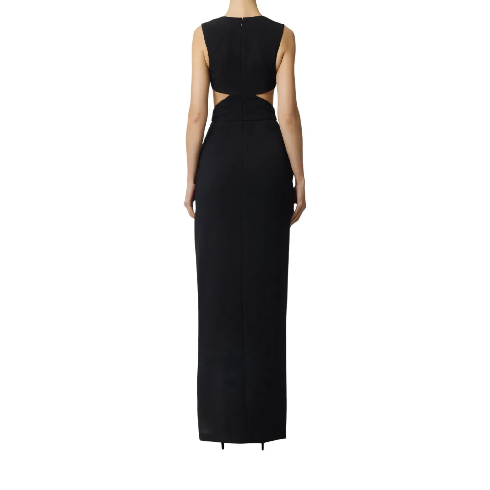 Abito donna Red Carpet in crêpe leggero con cut-out