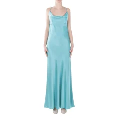 Abito donna slipdress lungo in satin