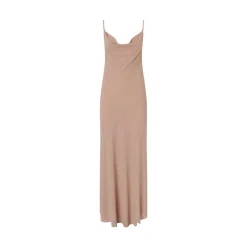 Abito donna slipdress lungo con strass