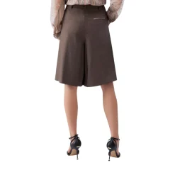 Bermuda donna in tessuto mélange