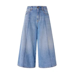 Bermuda donna wide leg in denim