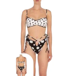 Bikini fascia con americano fisso donna