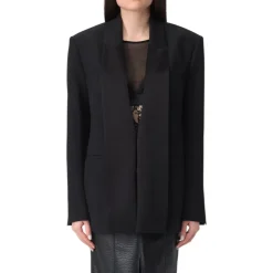 Blazer donna monopetto Pinko in crêpe