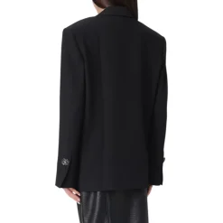 Blazer donna monopetto Pinko in crêpe