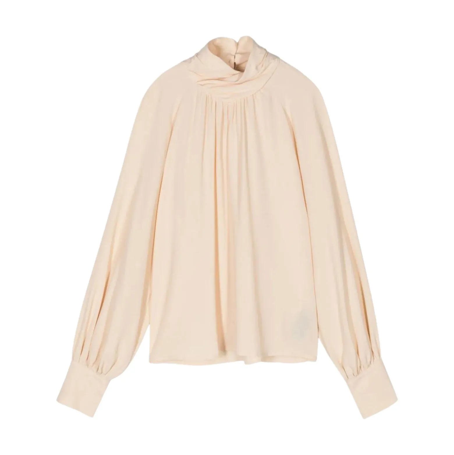 Blusa donna con dettaglio drappeggiato