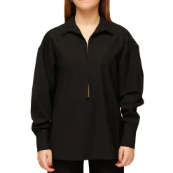 Blusa donna in fresco lana