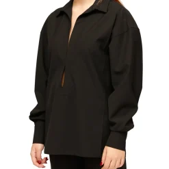 Blusa donna in fresco lana