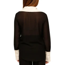 Blusa donna in Georgette Crêpe