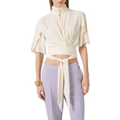 Blusa donna in georgette di viscosa