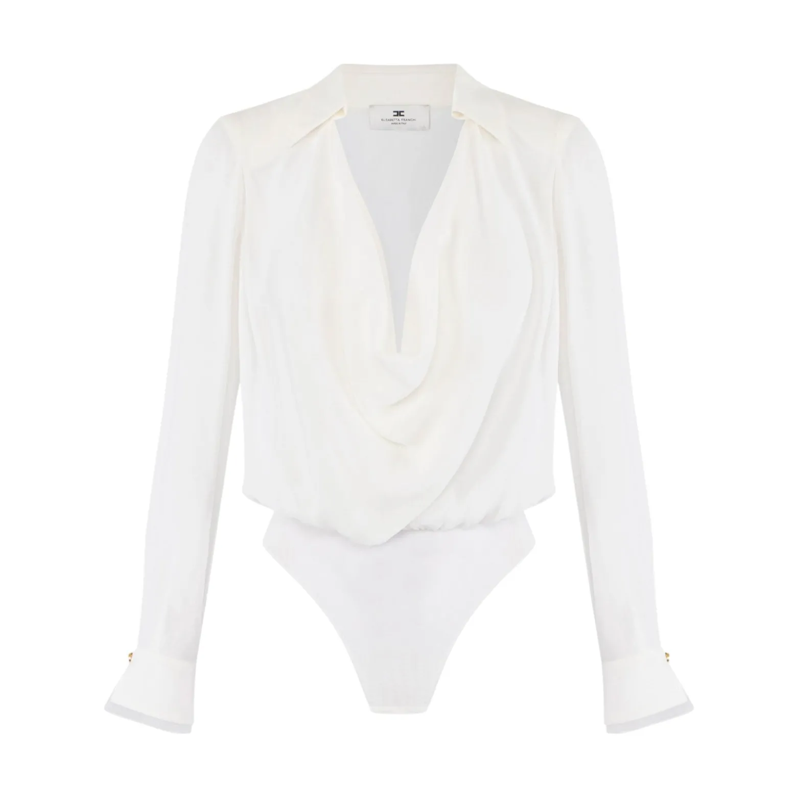 Body donna in georgette di viscosa