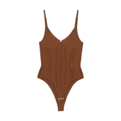 Body donna in maglia à jour