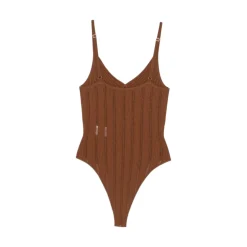 Body donna in maglia à jour
