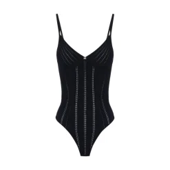 Body donna in maglia à jour