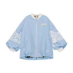 Bomber donna con pizzo
