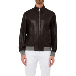 Bomber uomo in pelle