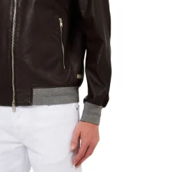 Bomber uomo in pelle
