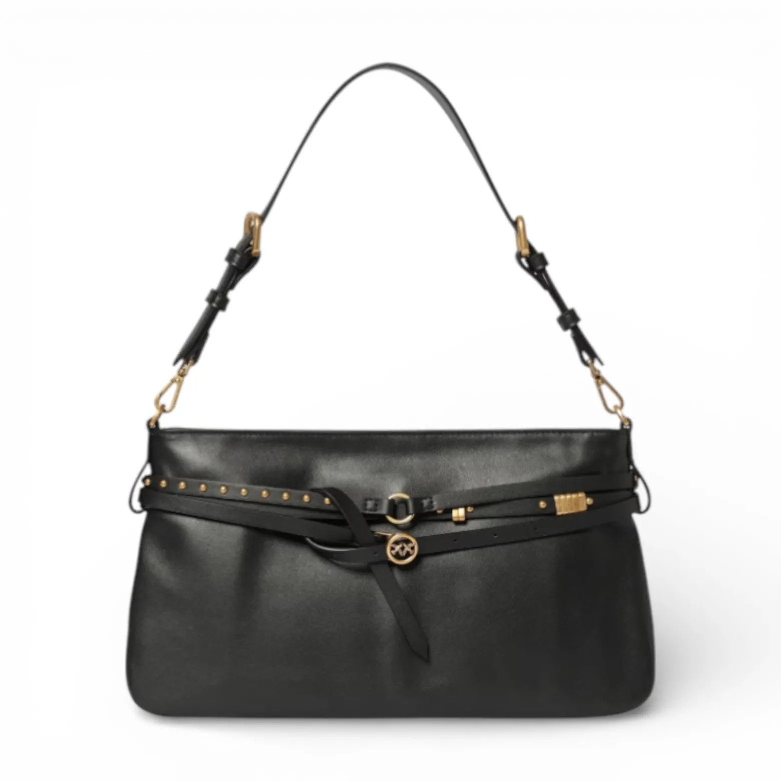 Borsa a spalla media Belt Bag in pelle