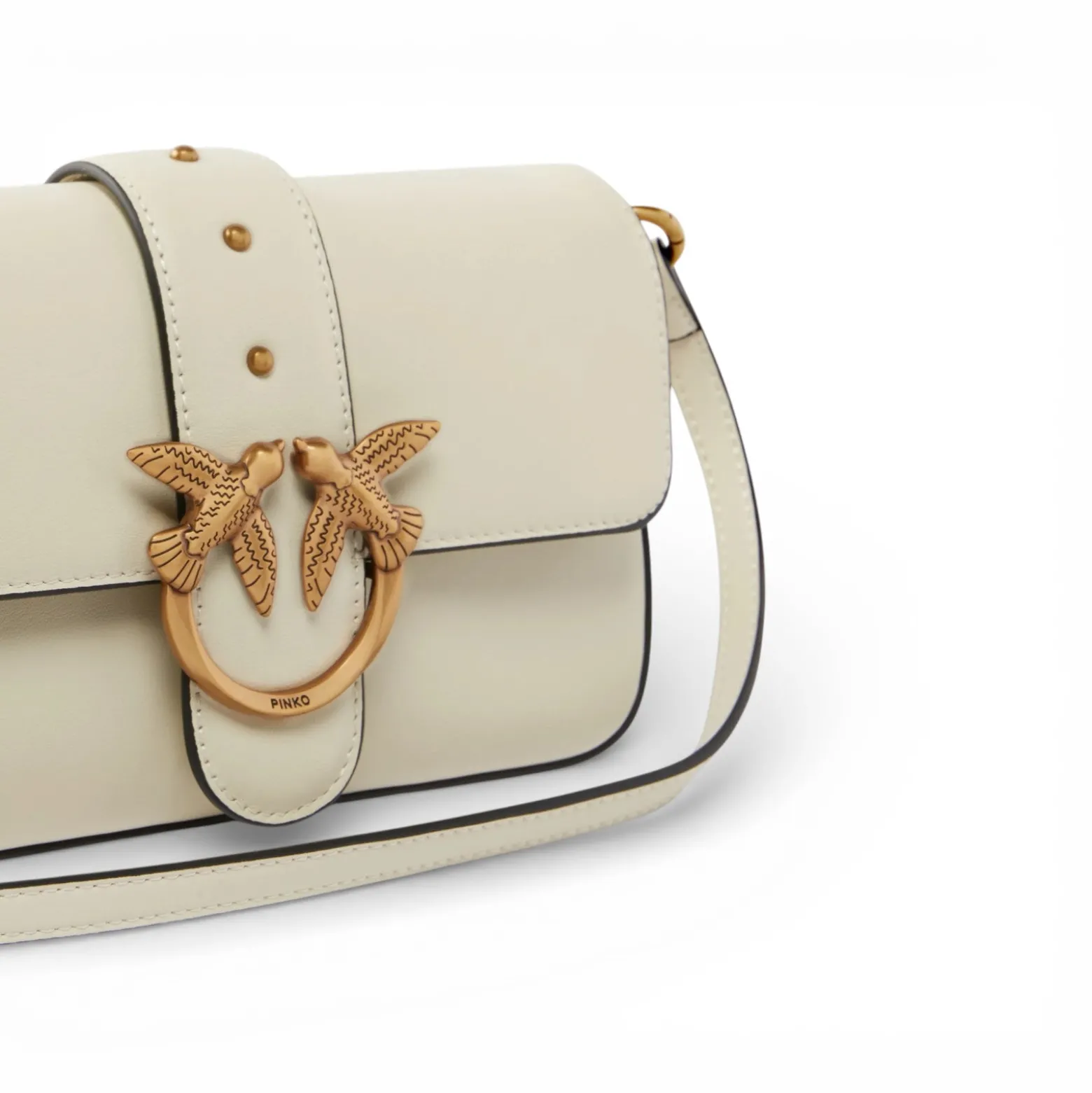 Borsa a spalla morbida Mini Love Bag in pelle