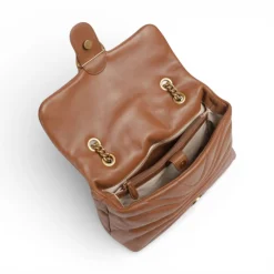 Borsa a tracolla grande Love Bag Puff trapunta farfalla