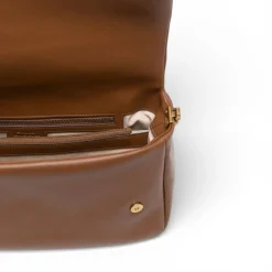 Borsa a tracolla media Love Bag Click Soft Horizontal Handle in pelle