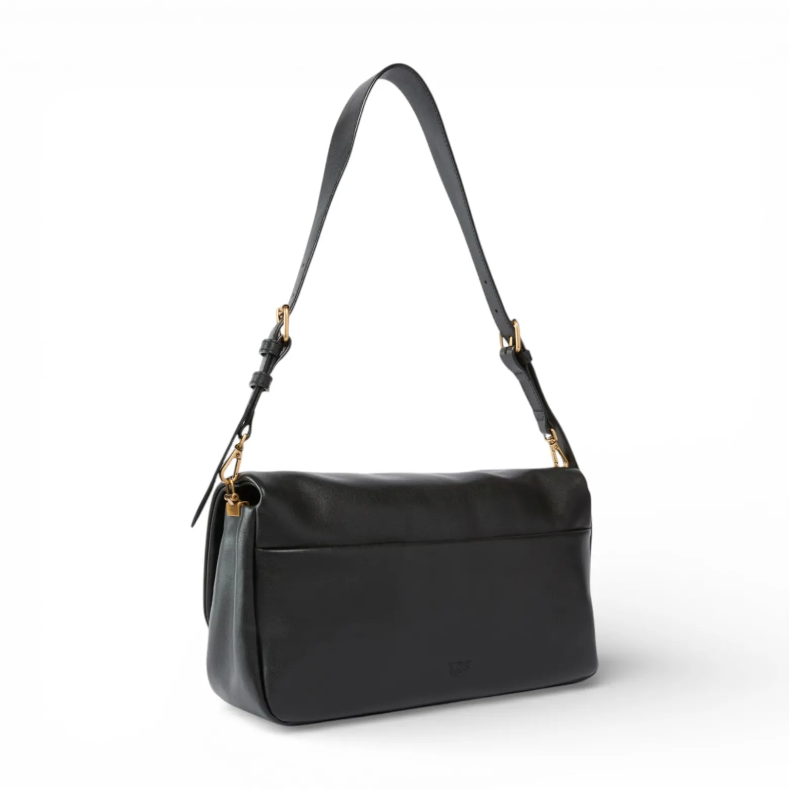 Borsa a tracolla media Love Bag Click Soft Horizontal Handle in pelle