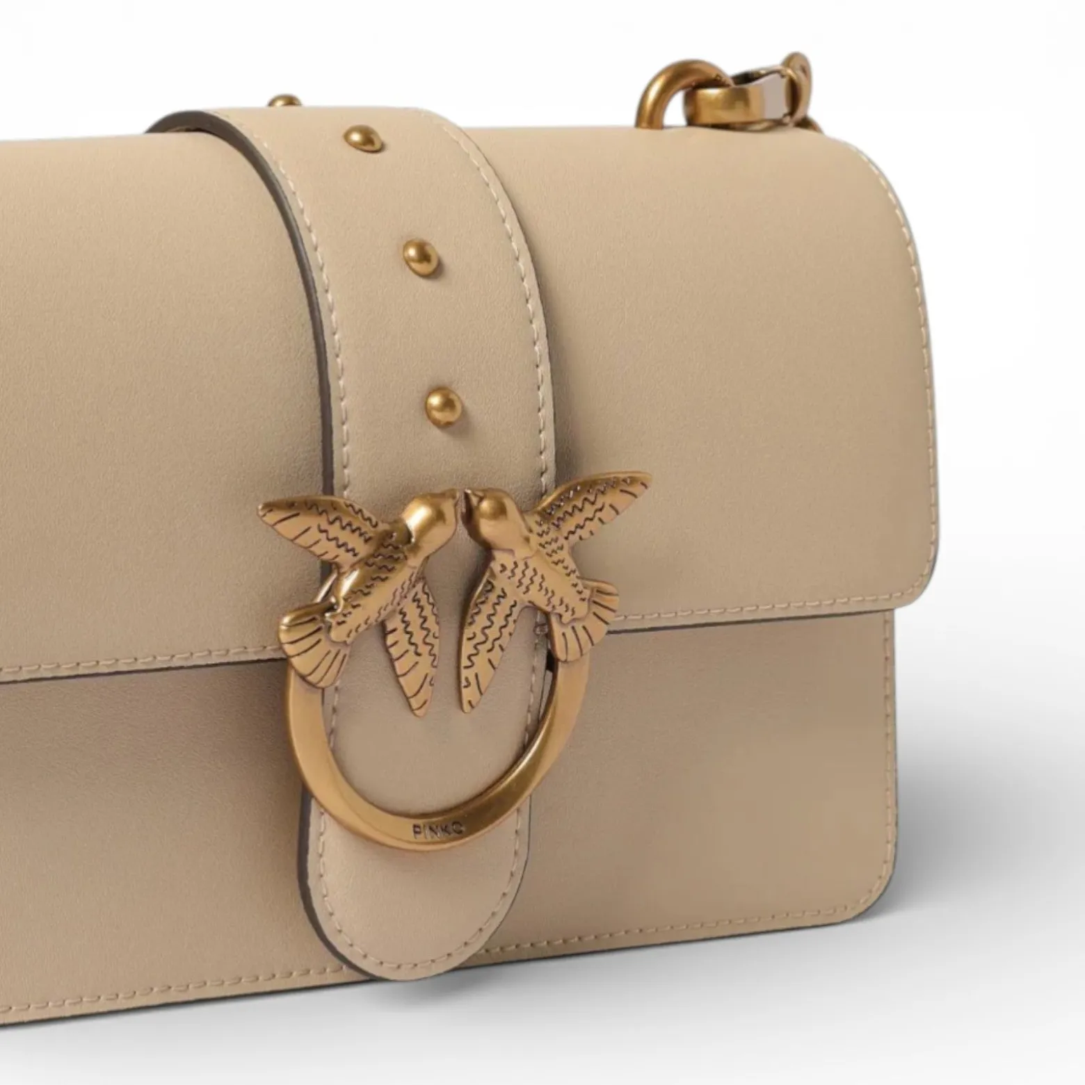 Borsa a tracolla piccola Love Bag One in pelle