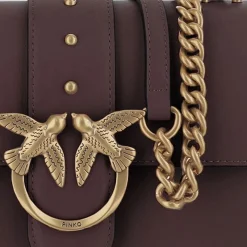 Borsa a tracolla piccola Love Bag One in pelle