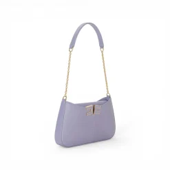 Borsa donna a spalla con dettaglio logo