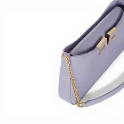 Borsa donna a spalla con dettaglio logo