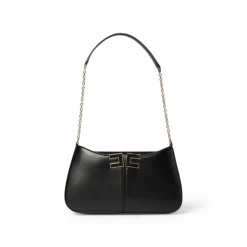 Borsa donna a spalla con dettaglio logo