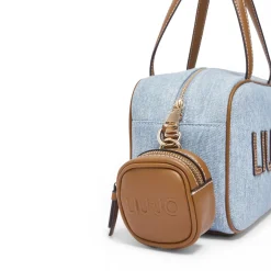 Borsa donna bowling media in denim